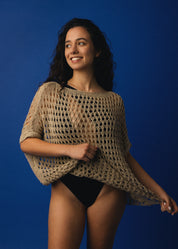 KNIT MESH TOP